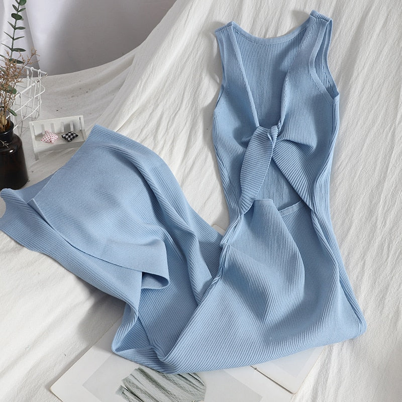 princess polly baby blue dress Light Blue Sleeveless Textured Bodycon Dress